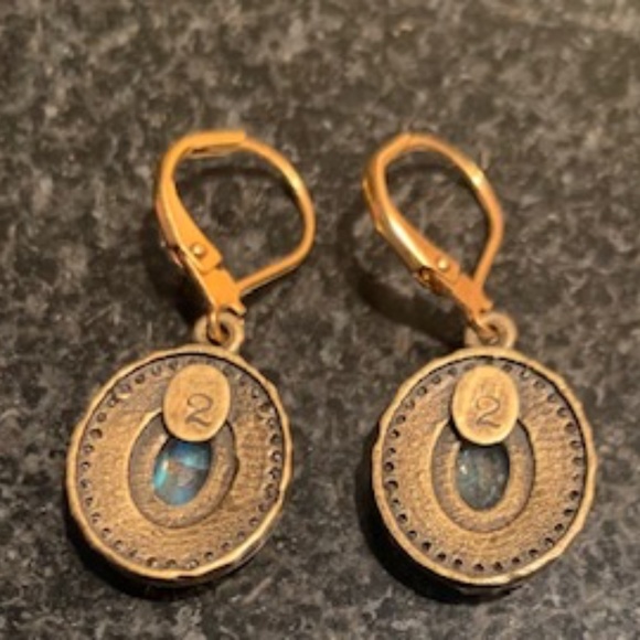 TAT2 Lavradorite Earrings - Pierced - Picture 2 of 6